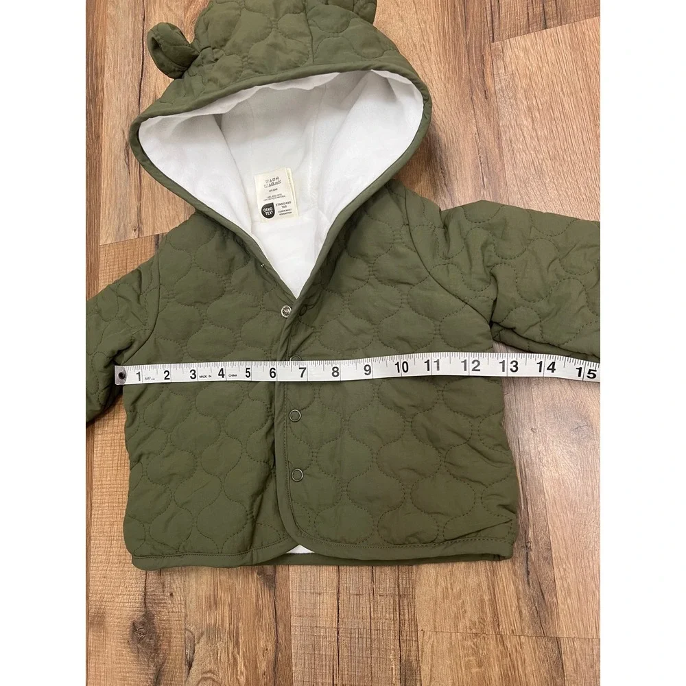 Baby Bear Jacket 0–3M Green 100% Nylon‎ Shell 100% Polyester Lining/Filling
